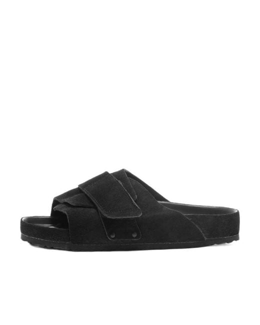 Birkenstock Black Kyoto Touch-Strap Sandals for men