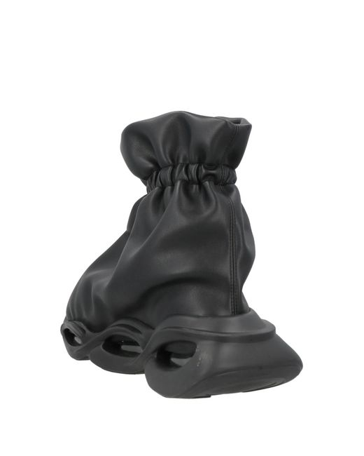 Dolce & Gabbana Black Solid Color Platform Sneakers