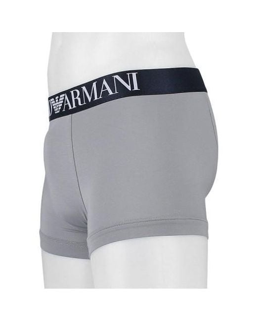Emporio Armani Gray Logo Underwear for men