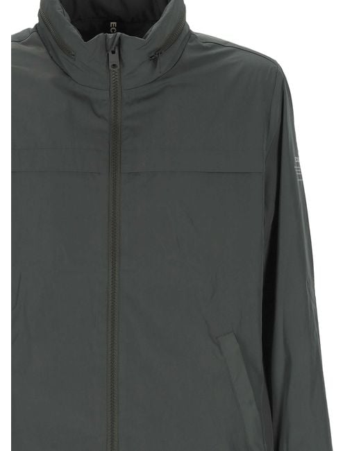 Ecoalf Green Beni High-Neck Zip-Up Jacket for men