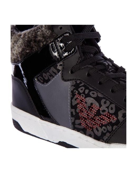 EA7 Black Logo Details Casual Sneakers