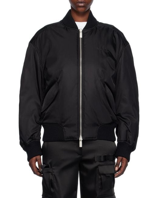 Off-White c/o Virgil Abloh Black Bomber Jackets