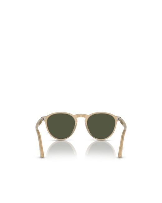 Persol Green Round Frame Sunglasses for men
