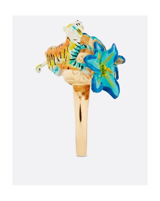 Dior Blue Toile De Jouy Voyage Ring