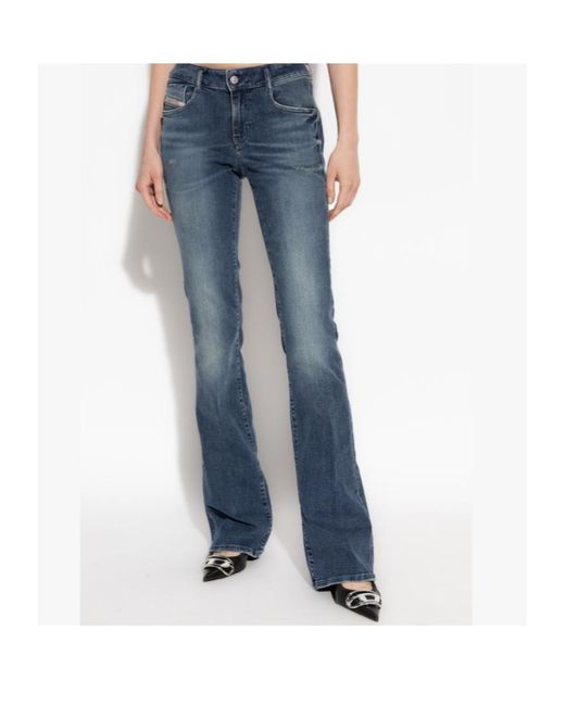 DIESEL Blue 1969 D-Ebbey Distressed Jeans