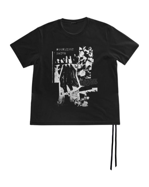 Ann Demeulemeester Men's Black Short-Sleeved T-Shirt