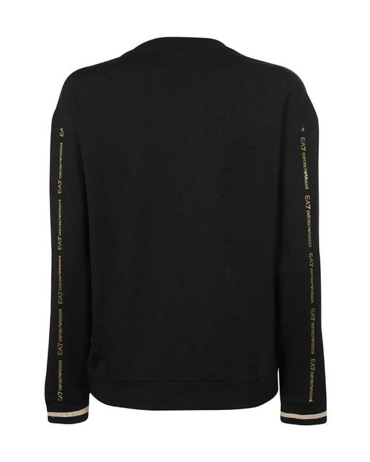 Emporio Armani Black Logo Details Sweater