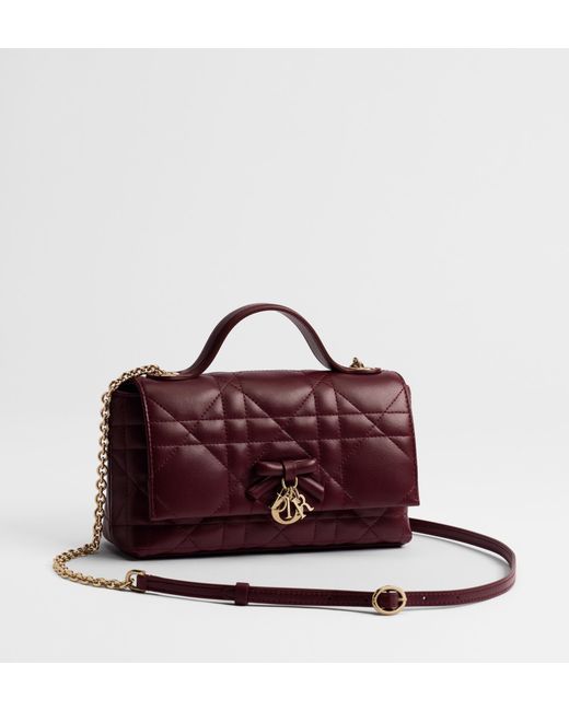 Dior Purple Flap Shoulder Bag