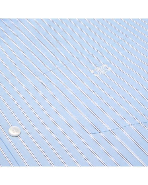 Céline Blue Bowling Shirt for men