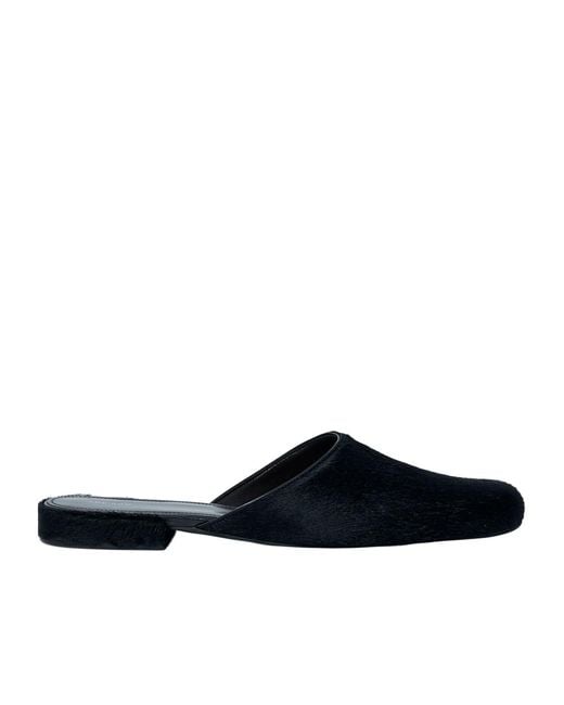 The Row Black Penelope Mules