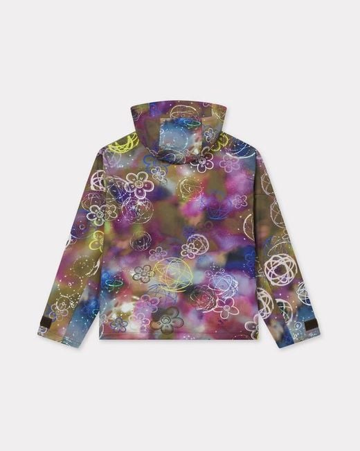 KENZO Purple X Futura 2000 Short Windbreaker for men