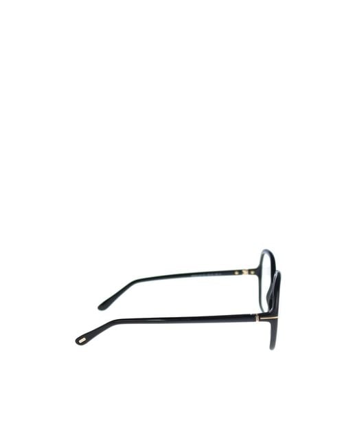 Tom Ford White Eyewear Oversized Frame Glasses for men