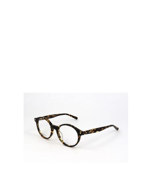 Max Mara White Oval Frame Glasses