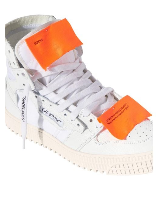 Off-White c/o Virgil Abloh White 3.0 Off Court Lace-Up Sneakers