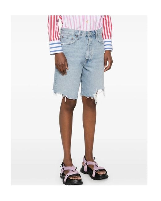 Agolde Blue Belt Loop Jeans