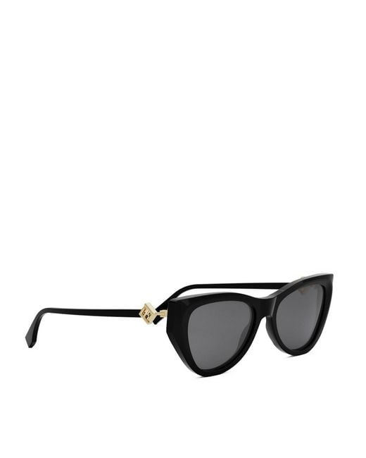Fendi Multicolor Eyewear Cat-Eye Frame Sunglasses