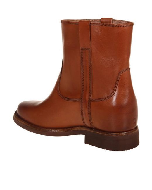 Isabel Marant Brown Susee Round Toe Ankle Boots