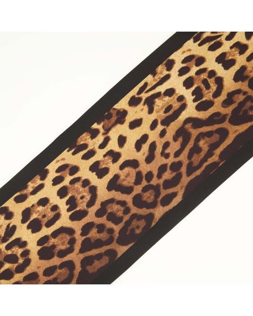 Givenchy Brown Animal Print Scarf