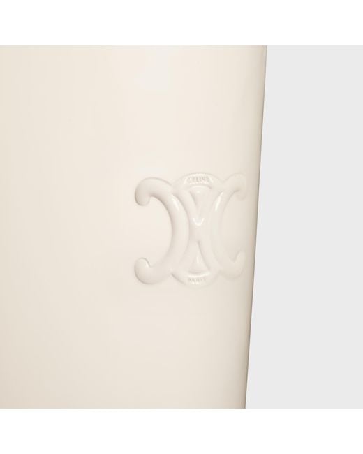 Céline White Les Bottes Triomphe High Boot
