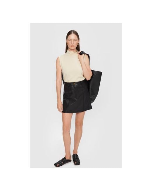 Aeron Black Belt-Loop Skirt
