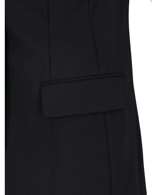 Sportmax Black Long-Sleeve Blazer