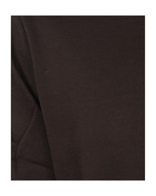 Herno Black Short Sleeve Polo Shirt for men