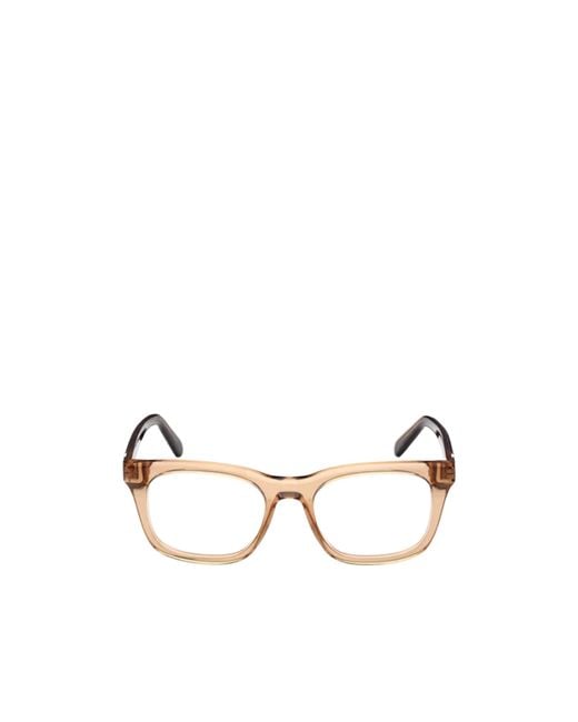 Moncler Metallic Eyewear Wayfarer Frame Glasses for men