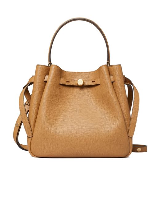 Tory Burch Brown Romy Small Bucket Bag