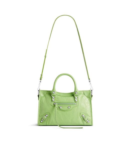 Balenciaga Green Le City Bag Small