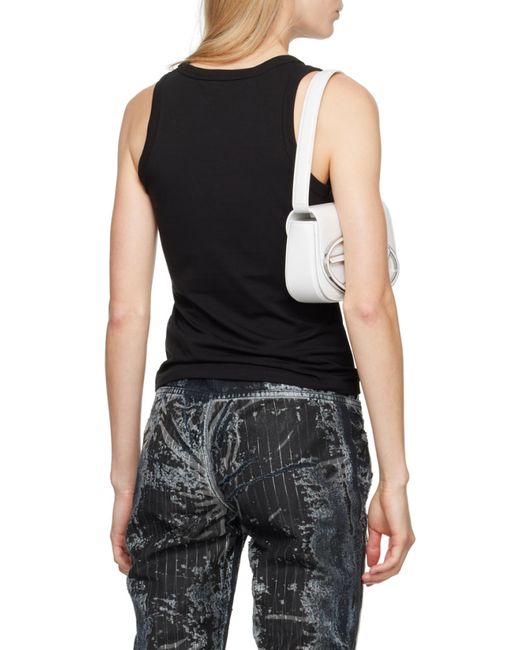 DIESEL Black T-Lynys-Od Cut-Out Oval D Logo Tank Top