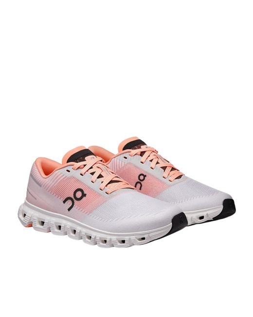On Shoes Pink Cloud 6 Push Sneakers