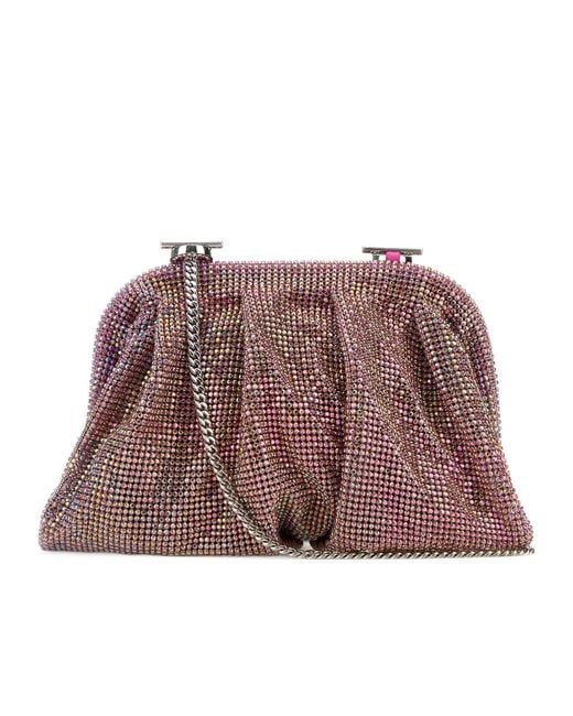 Benedetta Bruzziches Red Venus La Petite Embellished Tote Bag