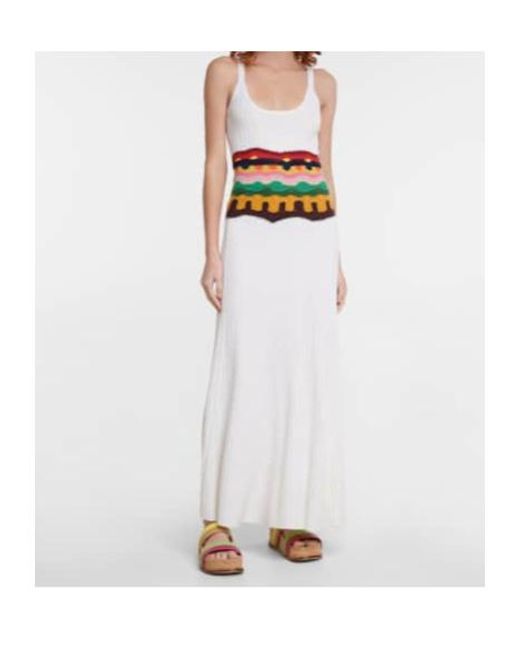 Gabriela Hearst White Sainz Cashmere Silk Dress