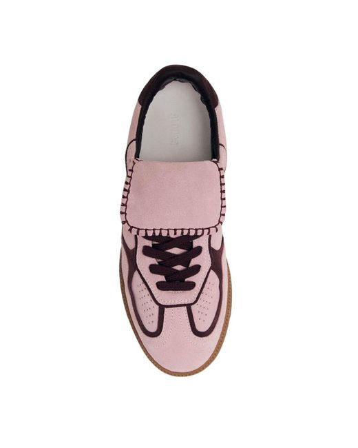 Alohas Pink Fold-Over Tongue Low-Top Sneakers