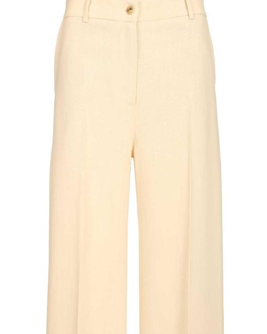 Etro Natural Tailored Straight-Leg Pants