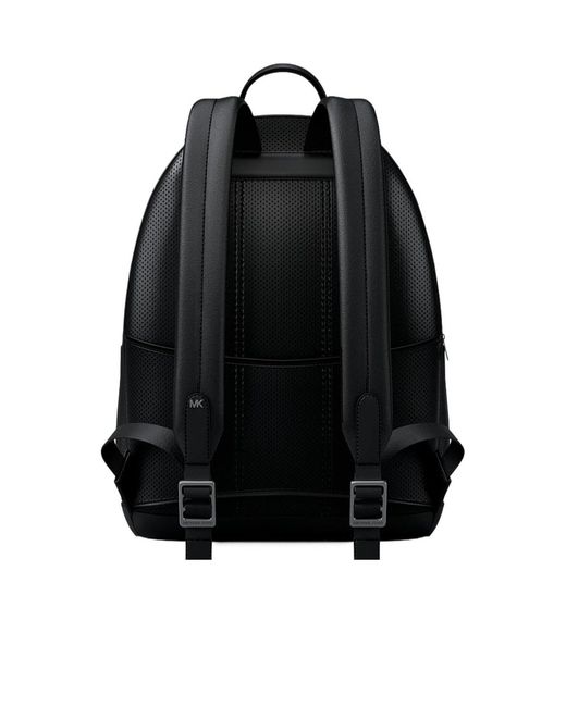 MICHAEL Michael Kors Black Jet Set Pebbled Leather Backpack for men