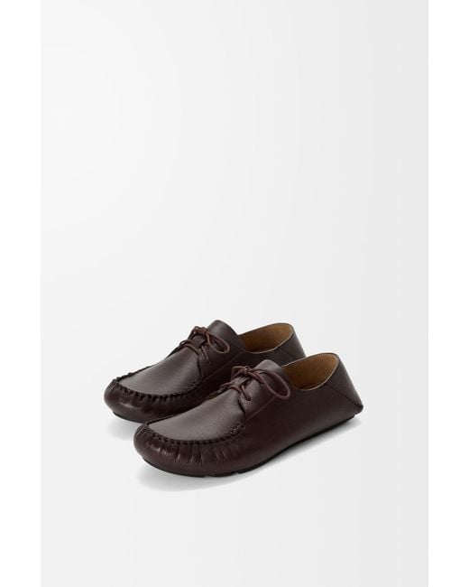 Loewe Brown Lace-Up Loafers for men