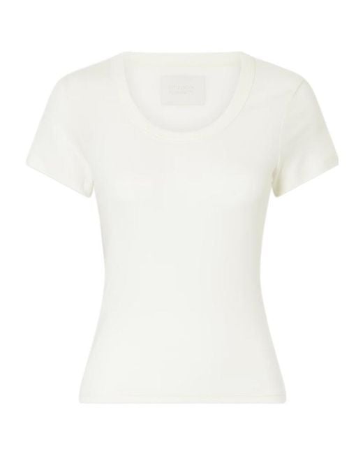 Citizens of Humanity White Maude Jersey T-Shirt