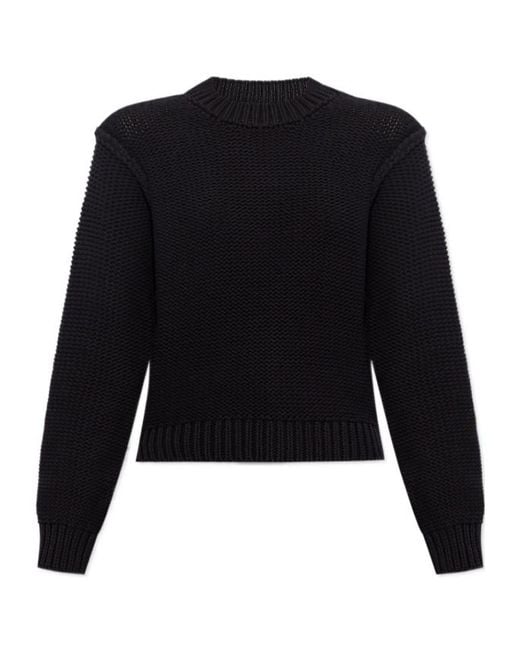 A.P.C. Black Crewneck Knitted Jumper