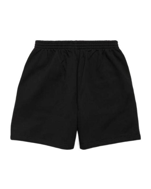 Balenciaga Black Bodies Logo Detailed Shorts for men
