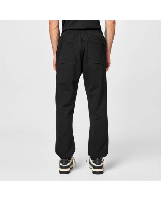 Represent Black Logo Track Pants for men