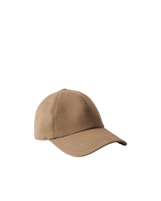 The Row Brown Caspian Cotton And Cashmere-Blend Baseball Cap