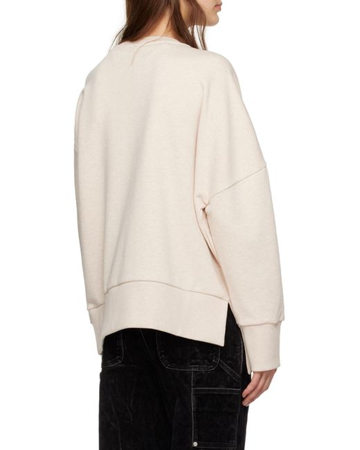 Stella McCartney Natural Falabella Chain Detailed Crewneck Sweater