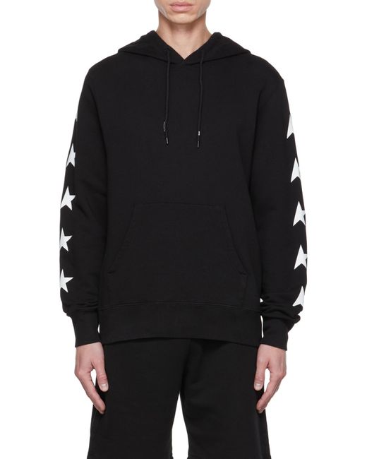 Golden Goose Deluxe Brand Black Star Alighiero Hoodie for men