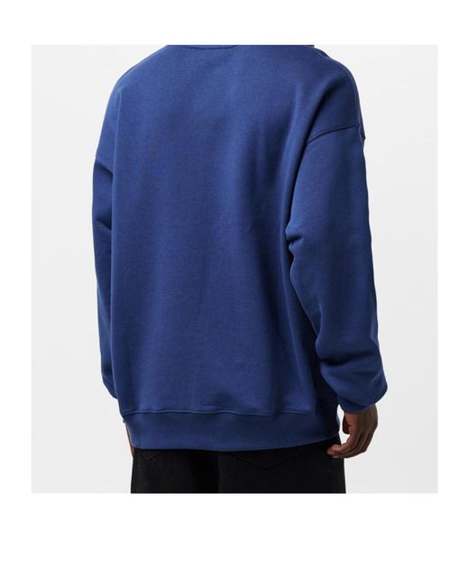 Off-White c/o Virgil Abloh Blue Skate Crew Sweatshirt for men