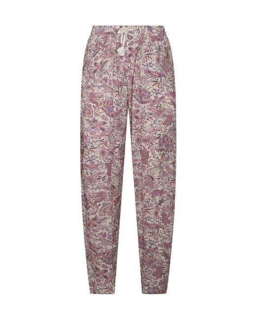 Isabel Marant Multicolor Isabel Marant Étoile Printed Drawstring Trousers