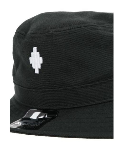 Marcelo Burlon Black County Of Milan Cross Bucket Hat for men