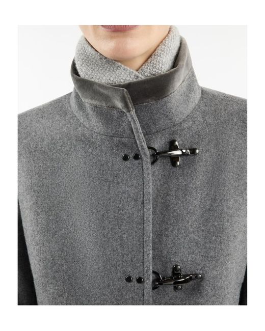 Fay Gray High-Neck Jacket
