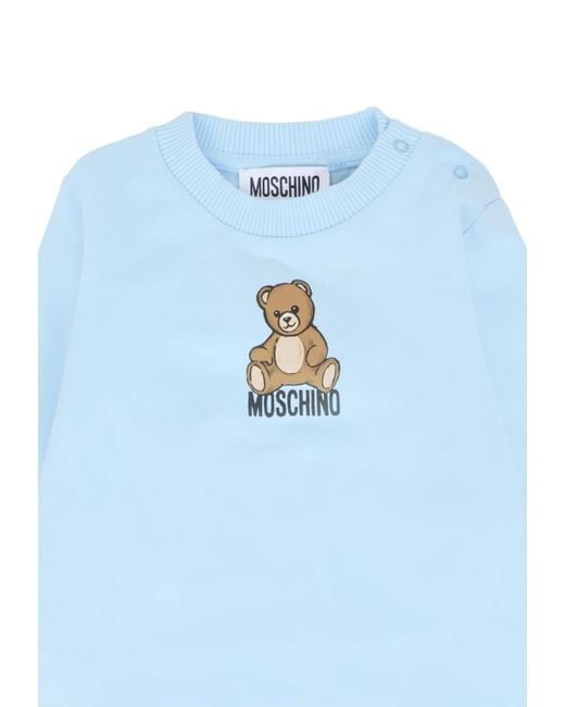 Moschino Blue Teddy Bear-Print Tracksuit