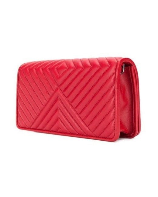 Prada Red Quilted Mini Single Shoulder Woc